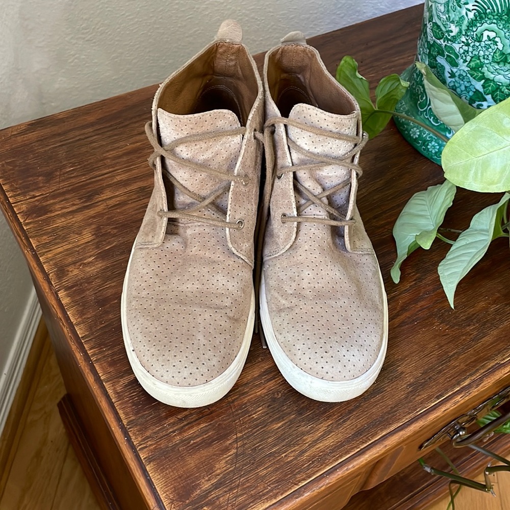 14th and Union suede high-top sneakers - size 8.5 womens